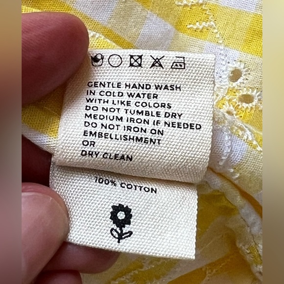 INNIKA CHOO FRIDA BURDS MINI SMOCK IN HONEYCOMB check. Size 1. - Picture 10 of 15